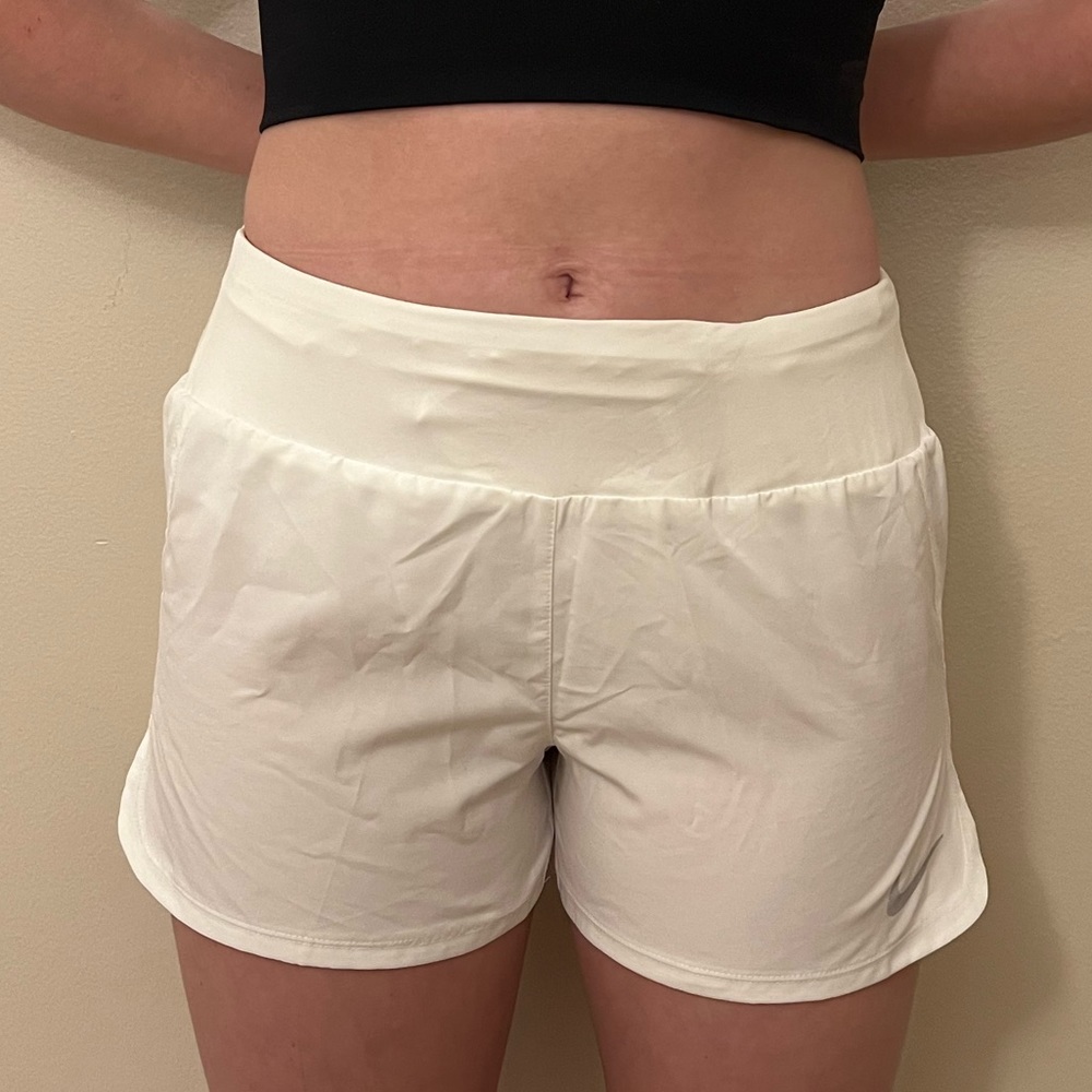 Cutest small white Nike running shorts